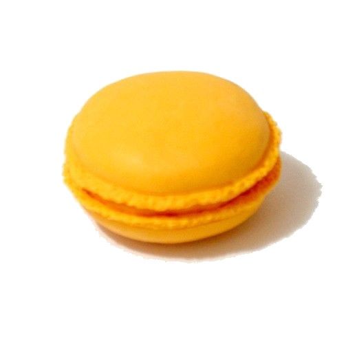 Borracha Macaron Laranja