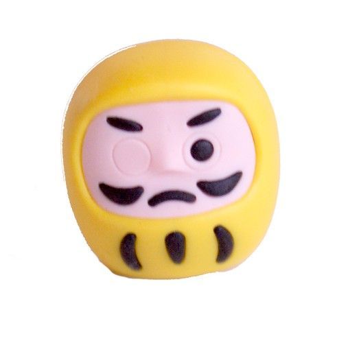 Borracha Daruma Amarelo