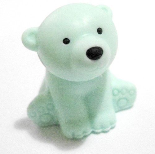 Borracha Urso Polar Azul