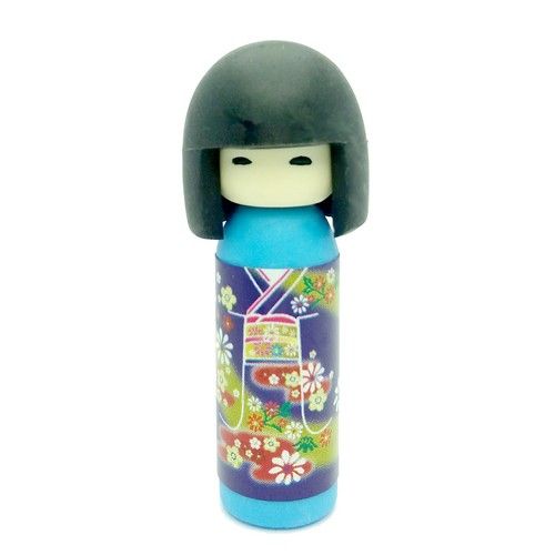 Borracha- Kokeshi Azul *NOVO MODELO