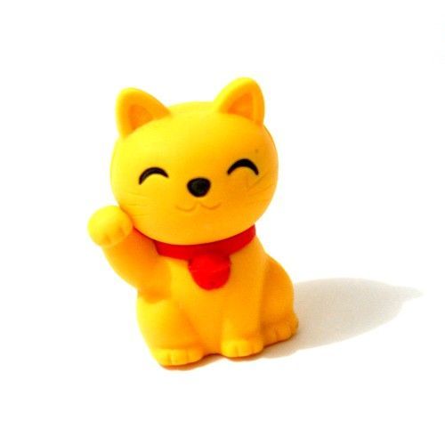 Borracha Maneki Amarelo