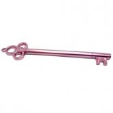 Caneta - Chave Rosa Metalico